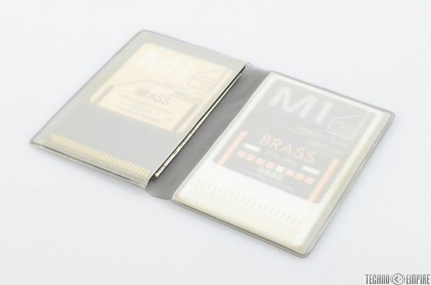 Korg MPC-011 & MSC-011 Brass Memory Card Set w/ Sleeve