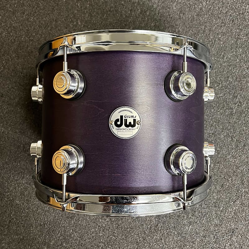 DW Collectors series 12x9 Rack Tom in Purple Satin Oil