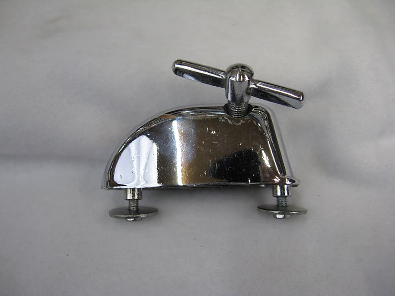 Slingerland Bass Drum Cymbal Arm Mount (lot312) 60's chrome Reverb
