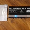 Behringer Ultragain Pro-8 Digital ADA8000 8-Channel Mic Preamp with A/D Converter 2000s - Black / Silver