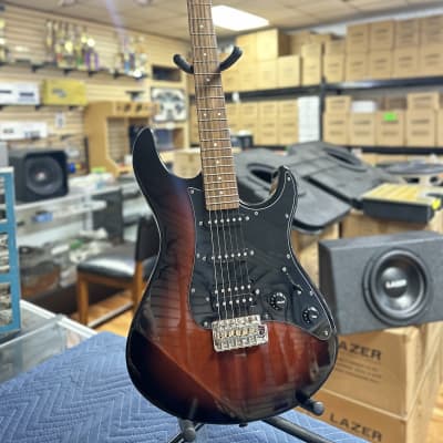 Yamaha pac012dlx pacifica series hss deluxe electric guitar vintage sunburst sales