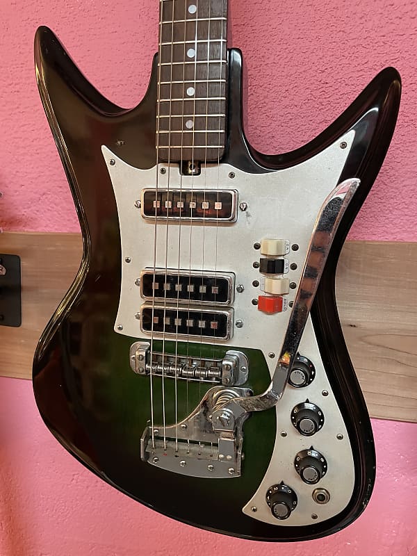 60’s Shark fin Teisco K-3L Greenburst