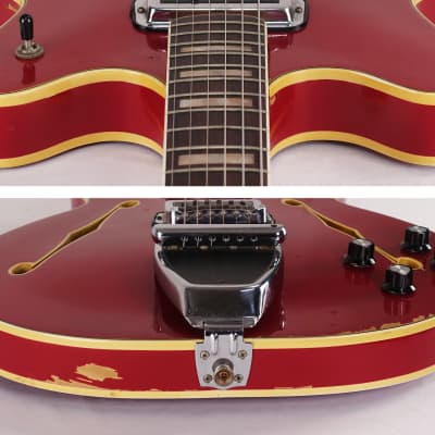 1971 Fender Coronado II Candy Apple Red Vintage American with Hardshell Case image 5