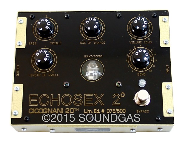【★安心の定価販売★】 Gurus Echosex 2 LTD - Binson Echorec delay pedal | Reverb ギター