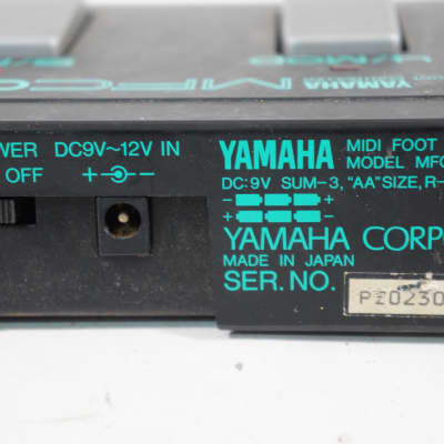 YAMAHA MFC06 MIDI FOOT CONTROLLER Battery Powered MFC-06 w/ | Reverb