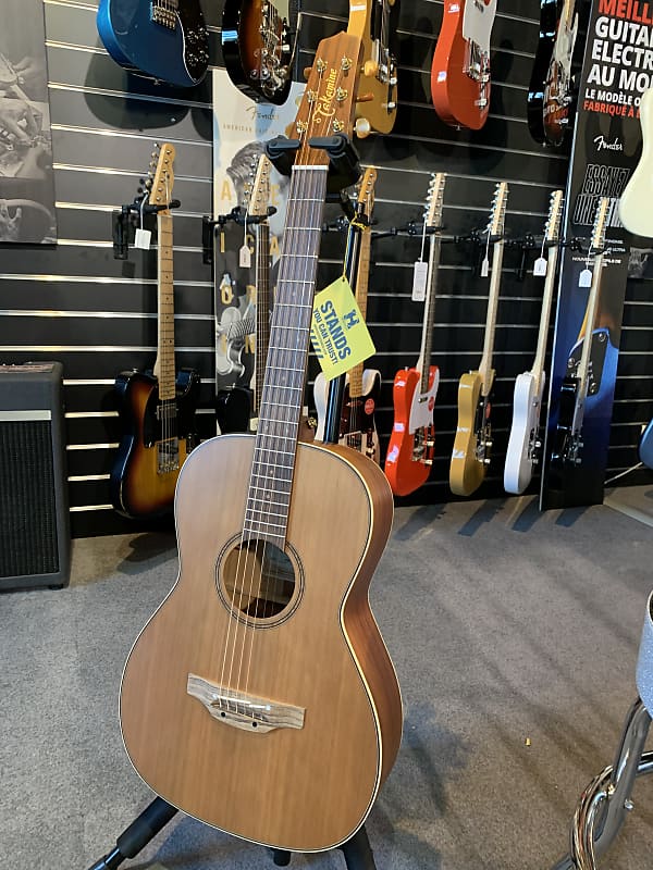 Takamine CP3NYK Pro Series 3 New Yorker Parlor Solid Cedar/Koa Acoustic/Electric Guitar Natural Satin image 1
