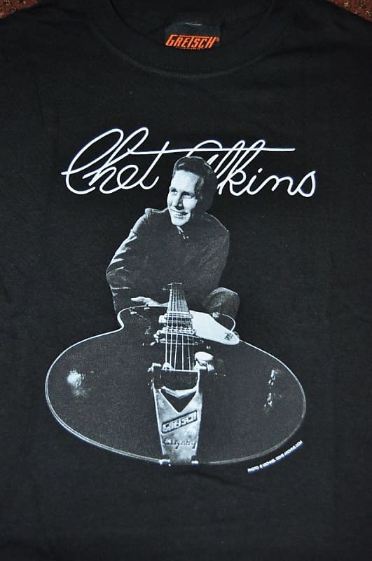 Gretsch Chet Atkins Tee Shirt Black Small | Reverb UK