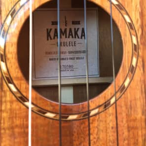 Kamaka HB-2D Concert Bell Ohta San 2017 Gloss Koa image 4
