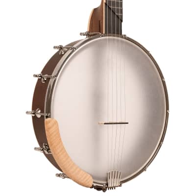 Gold Tone HM-100A A-Scale High Moon Hand-Crafted Mahogany Neck 5-String Open Back Banjo w/Hard Case image 3