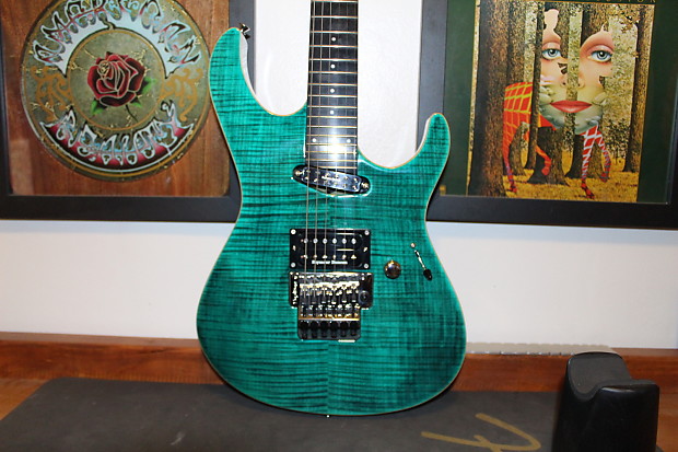 ESP Edwards E-MV-125FR Maverick 2014 Green 27 Fret MIJ