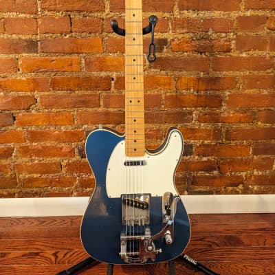 Fender /MJT Parts Tele Custom with Bigsby B-Bender and HSCB - Lake Placid Blue image 1