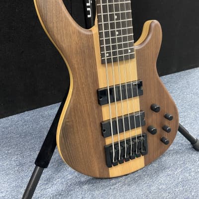 Dean  Edge Select 6- String Active Bass Walnut Satin Natural   New! image 3