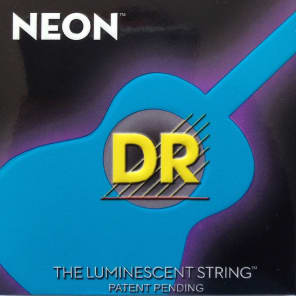 DR NBA-12 Hi-Def Neon Acoustic Guitar Strings - Medium (12-54)
