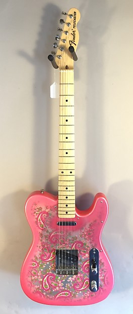 Fender Paisley Telecaster MIJ 1995-96 Pink Paisley image 1