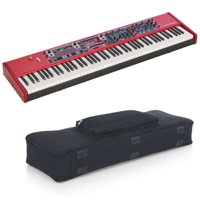 Nord Stage 3 HP76 76-Note, Hammer-Action Portable Keybed with Gator Cases Padded Keyboard Gig Bag image 1
