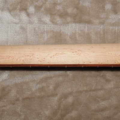 Strat Style Unfinished Neck Bolivian Rosewood on Birdseye Maple 22 Med Tall Fret C Profile 12 Radius image 15