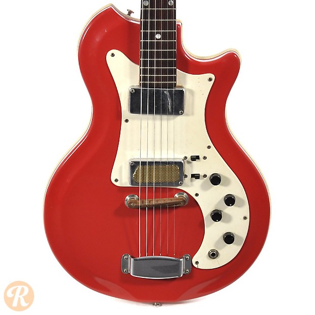 Airline Res-o-glass Single Cutaway Red 1965 image 1
