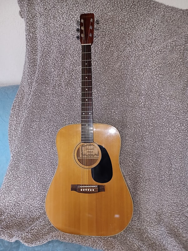 Yamaki deluxe folk guitar outlet 115