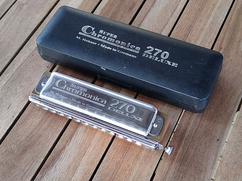 Hohner Super Chromonica 270 DELUXE Chromatic Harmonica, Made