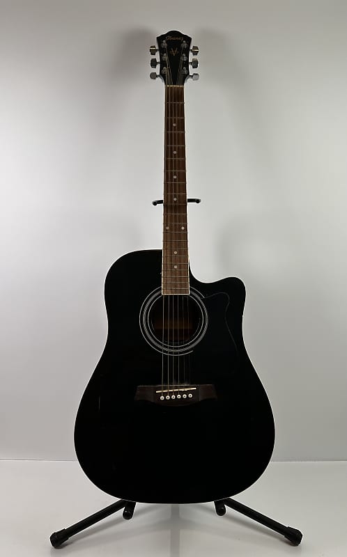 Ibanez V70CE-Bk-3R-01 Acoustic/Electric Guitar | Reverb