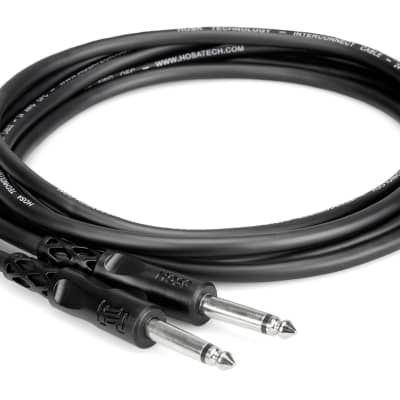 Hosa CPP-110 Unbalanced Interconnect, 1/4 in TS to Same, 10 Feet image 2