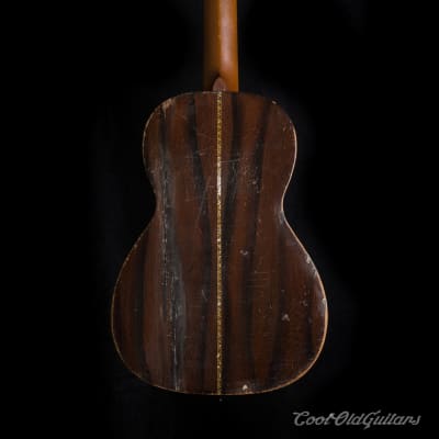 Vintage 1880s-1910s Lyon & Healy style American Parlor Guitar image 8