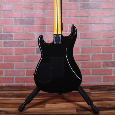 Kramer USA Pacer Series 1-Hum Black with Pipe Graphic 1981 w/Hardshell Case image 7