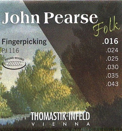 John Pearse Classical Guitar Thomastik John Pearse Strings Silver