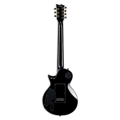 ESP LTD Deluxe EC-1007 Baritone Evertune 7-String Right-Handed Electric Guitar with 3-Piece Mahogany Neck and Macassar Ebony Fingerboard (Black) image 2