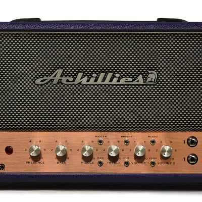 Achillies Argos 50w Head Hand Wired Amp - Purple Bronco Copper image 1