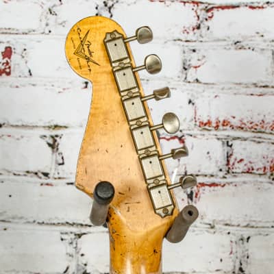 Fender - B2 Custom Shop Limited Edition - Red Hot Stratocaster® Electric Guitar - Maple Fingerboard - Super Heavy Relic - Faded Chocolate 3-Tone Sunburst - w/ Custom Shop Brown Hardshell Case - x9485 image 8