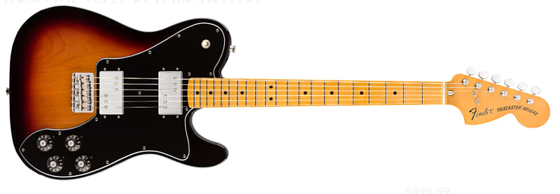 Fender Vintera Series 70's Deluxe Telecaster, 3-Color Burst Finish, Maple Fretboard w/ Fender Gigbag image 1
