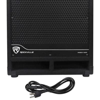Rockville DJ Package w/ (2) 10" Active Speakers+Dual Mount+12" Powered Subwoofer image 25