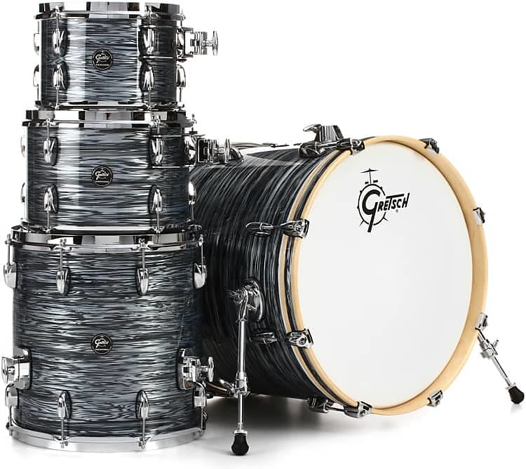 Gretsch Drums Renown RN2-E604 4-piece Shell Pack - Silver Oyster Pearl image 1