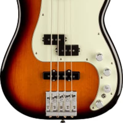 Fender Player Plus Precision Electric Bass. Pau Ferro Fingerboard, 3-Color Sunburst image 2
