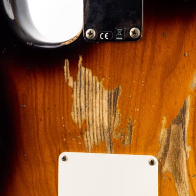 Fender Custom Shop 1957 Stratocaster Heavy Relic, Lark Guitars Custom Run -  2 Tone Sunburst (961) image 16