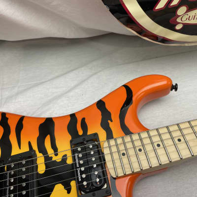 Kramer Pacer Series Vintage Electric Guitar 2020 - Orange Tiger image 4