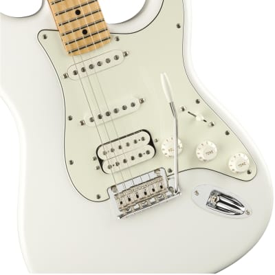 Fender Player Stratocaster HSS - Polar White with Maple Fingerboard image 3