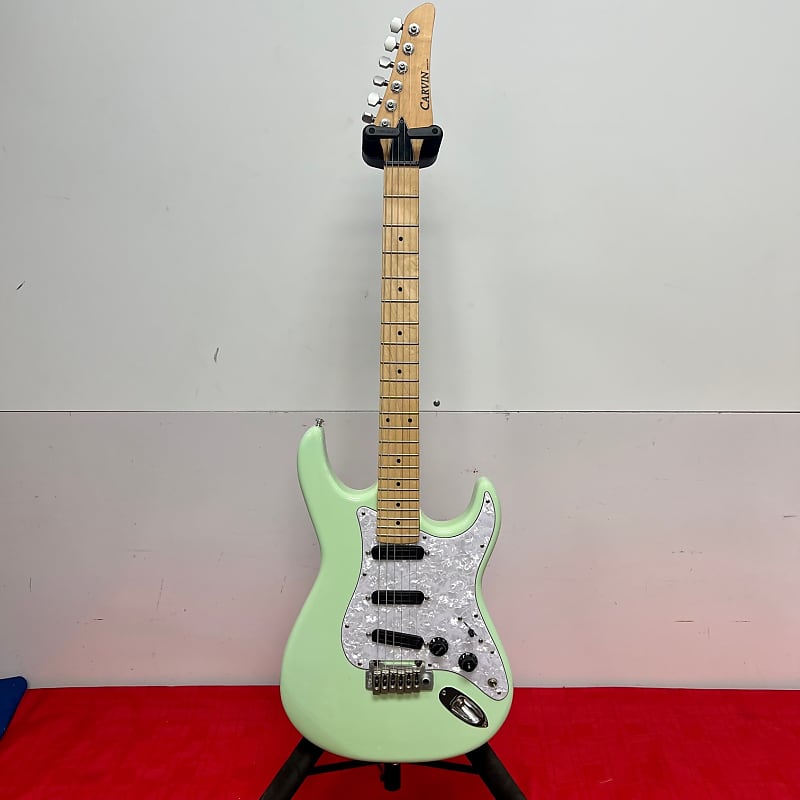 USA Carvin Bolt Strat-Style Electric Guitar, Mint Green | Reverb