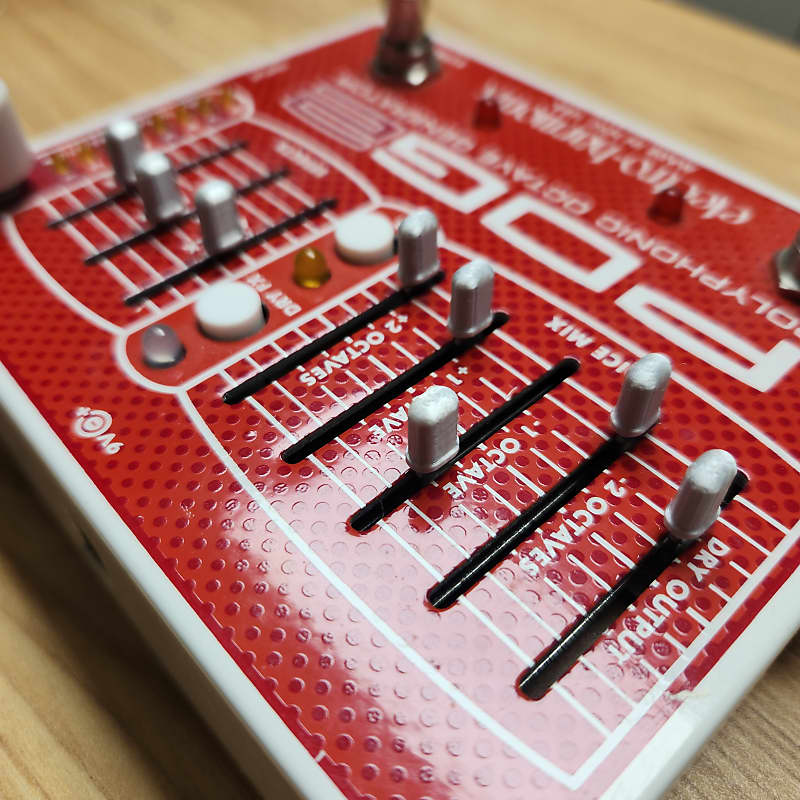 Silver Colored Slider Caps / Knobs for ElectroHarmonix (EHX) Reverb