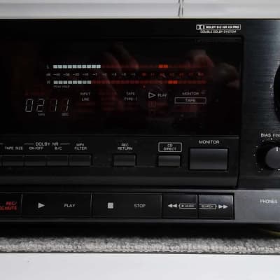 1989 Denon DRM-800 3-Head Hifi Stereo Recorder / Player Cassette Deck Excellent Condition L@@k #477 image 3
