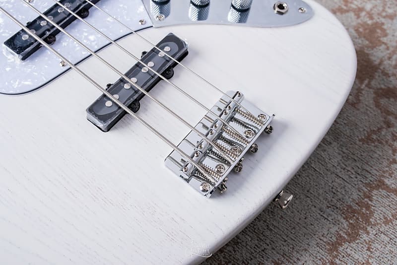 Bacchus Universe Series Jazz Bass Ash - White | Reverb