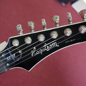Hagstrom UltraLux Xl-2P Black / Red w/case | Reverb