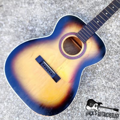 Luthier Special: Harmony Stella Full Sized Husk (1960s - Sunburst) image 6