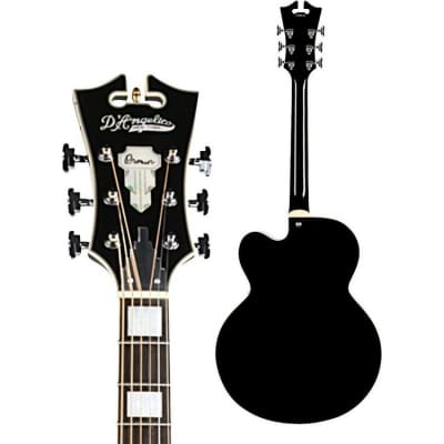 Open Box D'Angelico Premier EXL-1 Archtop, Black with Gig Bag image 5