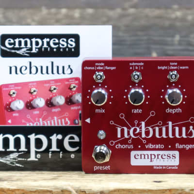 Empress Effects Nebulus Chorus / Vibrato / Flanger 8 Presets Guitar Effect Pedal image 9