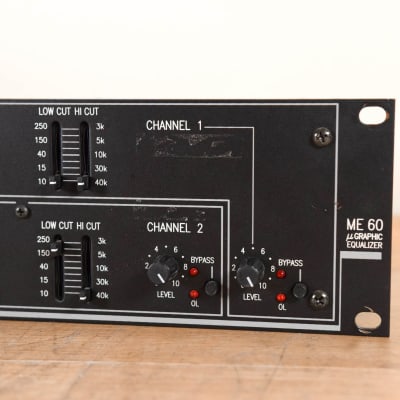 Rane ME 60 Two-Channel 31-Band Graphic Equalizer CG007MG image 2