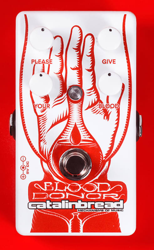 Catalinbread Effects Pedal, BLOOD DONOR Limited Edition 2023