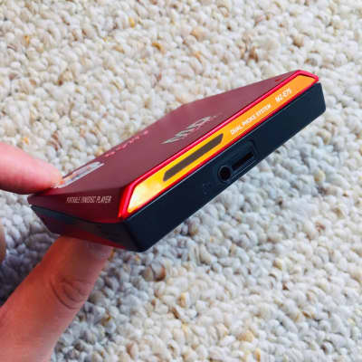 Sony MZ-E75 Walkman MiniDisc Player, Super Rare Red ! Excellent Working ! imagen 4