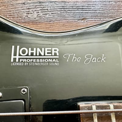 Hohner The Jack 80er  - schwarzer Lack, Griffbrett Natur. image 5